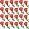 24 PCS Valentines Day Rose Foil Balloons, 12 Inch Rose Flower Shape Balloons Red Rose Aluminum Foil Balloons for Valentines Day Party Decorations Baby Shower Wedding Birthday Party Decor